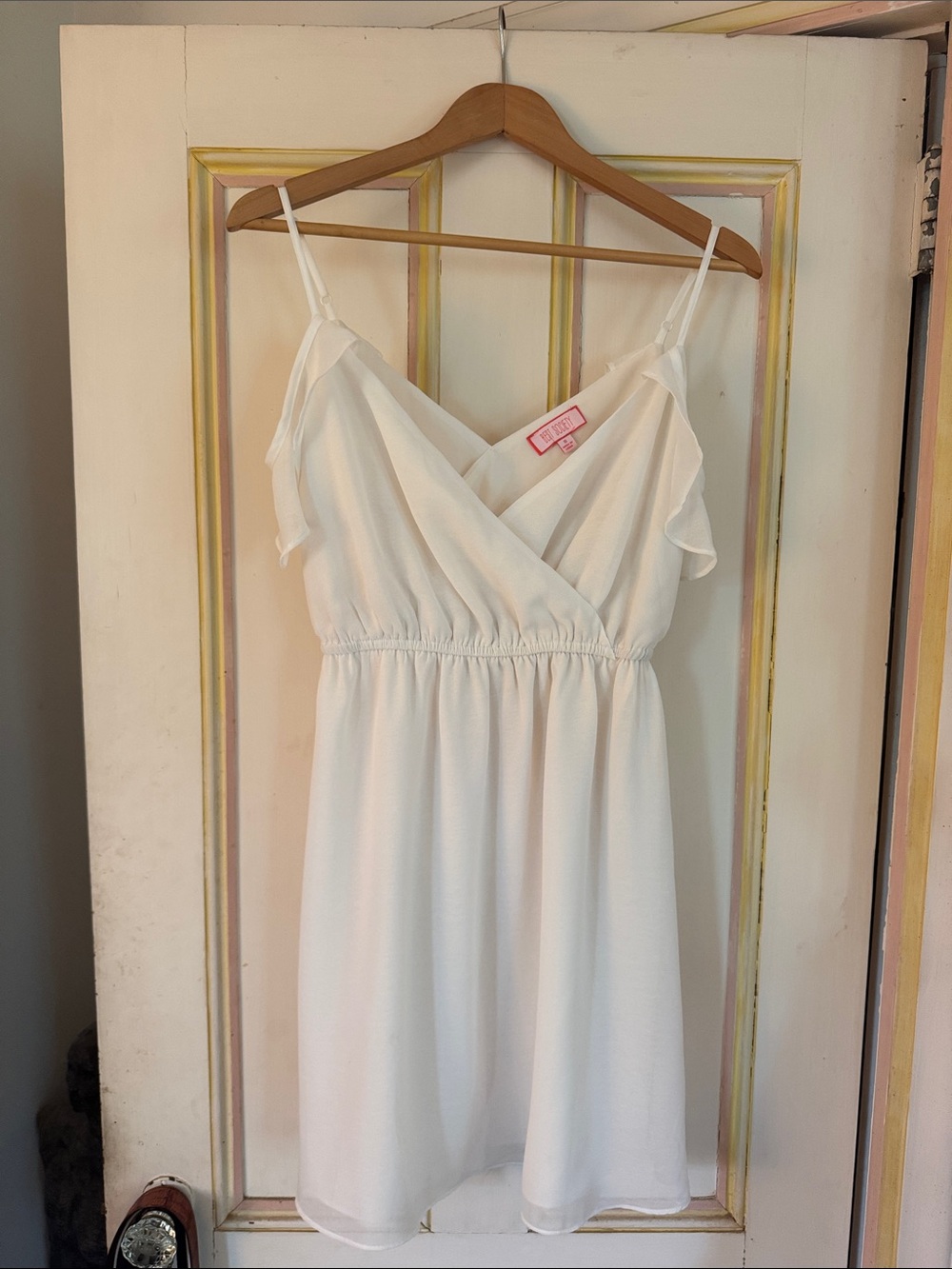 Best Society White off the shoulder Dress
